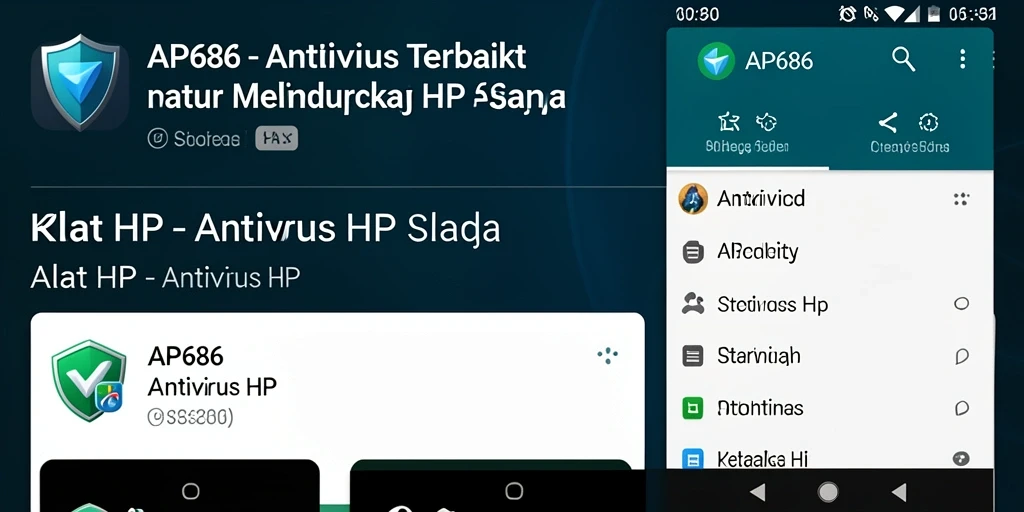 Antarmuka AP686 yang sederhana dan intuitif untuk pengguna.