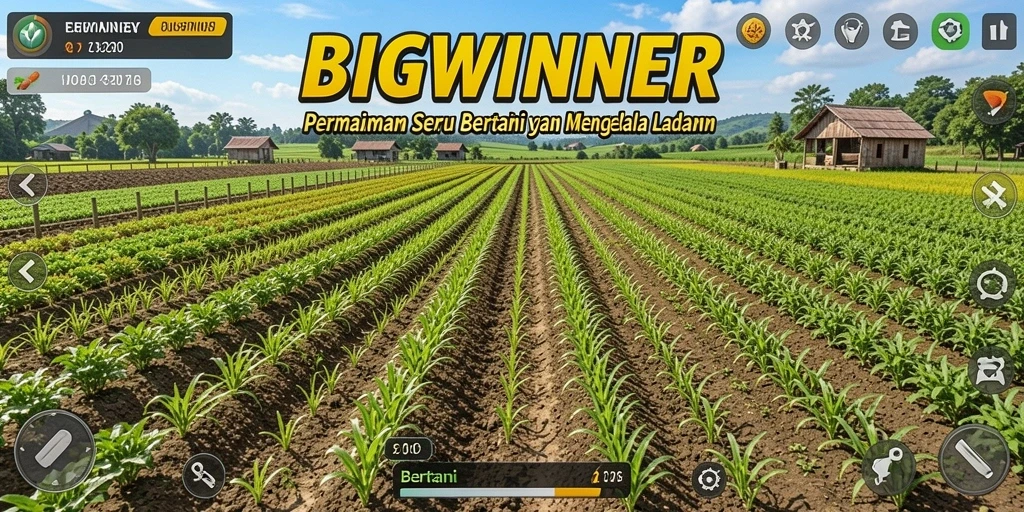 Tampilan antarmuka BIGWINNER yang menarik dan interaktif.