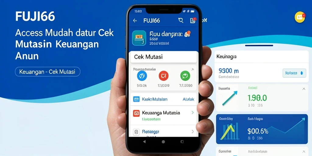 Tampilan antarmuka FUJI66 yang sederhana dan informatif.