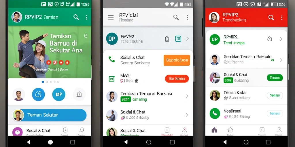 Antarmuka RPVIP2 yang intuitif dan menarik untuk Teman Sekitar.