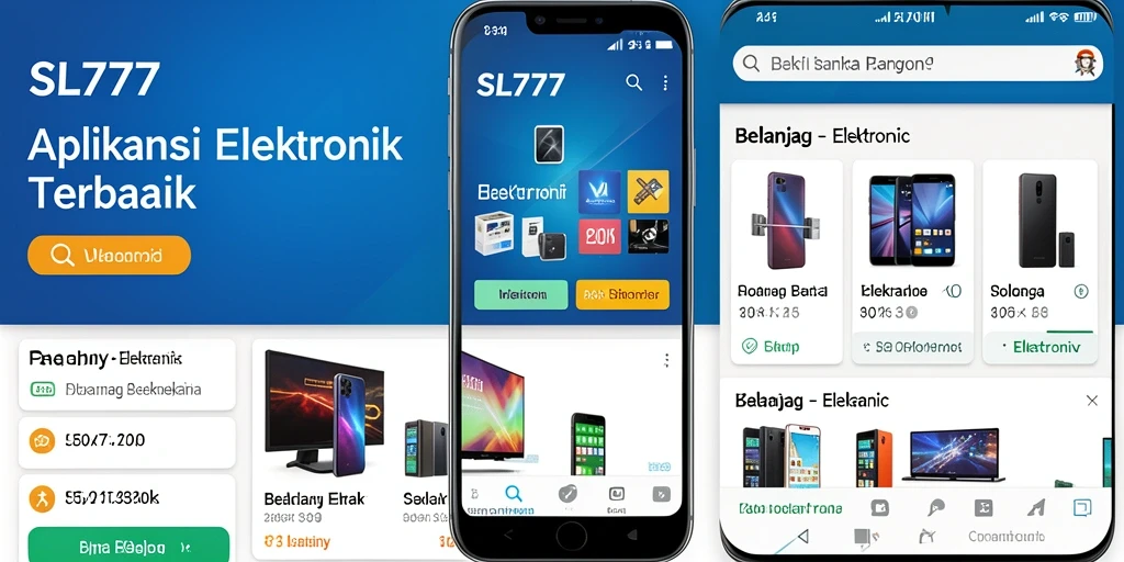 Tampilan antarmuka pengguna SL777 yang intuitif dan menarik.